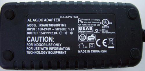 PS24 24VDC AC to DC Adapter image